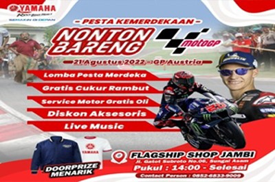 Yamaha Jambi Gelar Nobar Moto Gp Minggu Ini