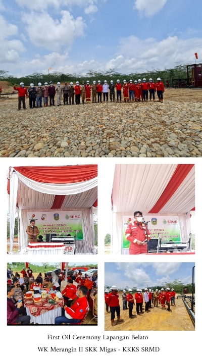 Launching Produksi Pertama Lapangan Minyak Belato
