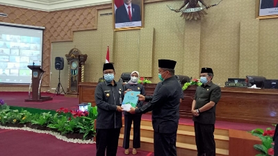 DPRD Kota Jambi Gelar Paripurna LKPJ Walikota Jambi Tahun 2020