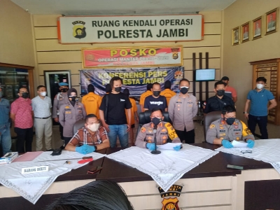 Polresta Jambi Tangkap Pelaku Pembacok SR