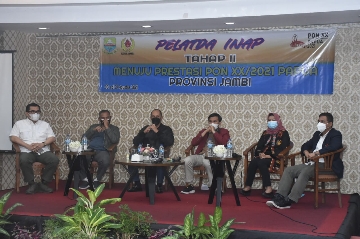 Kapolda Jambi Hadiri Penutupan Pelatda Inap PON Tahap II Papua XX 2021 