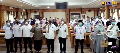 PUPR Provinsi Jambi Laksanakan Penandatanganan Kontrak Kerjasama Pekerjaan Kontruksi