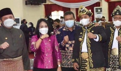 Bupati Tanjabtim Hadiri HUT Banyuasin Ke 20 Tahun 2022