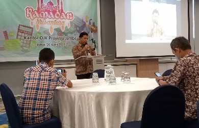 OJK Jambi Beri Edukasi Literasi dan Inklusi Keuangan Syariah Pada Gebyar Ramadan Nusantara 