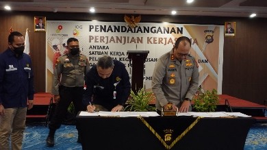 SKK Migas-Polda Jambi Tandatangani Perpanjangan  Dua Perjanjian  Kerja Sama 