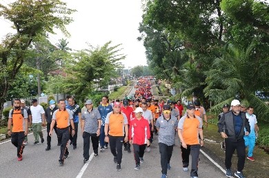 Olahraga Bersama Semarak Hari Batangkara ke 76