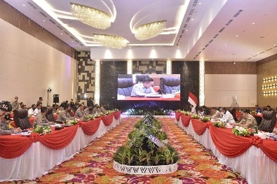 Kapolda Jambi Ikuti Dengar Pendapat  Bersama Komisi III DPR RI 