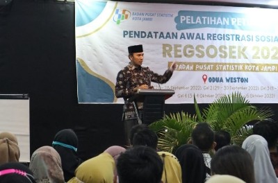 Buka Pelatihan Petugas Regsosek 2022, Edi Purwanto Minta Petugas Jaga Integritas