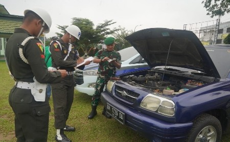 Sosialisasi OPS Gaktib dan OPS Yustisi Polisi Militer Waspada WIRA LEMBING TA 2025 Serta Safety Riding & Safety Driving di Korem  042/GAPU