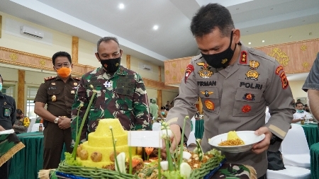 Di Masa Pandemi, Korem 042/Gapu Syukuran HUT ke 61 dengan Sederhana