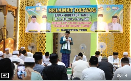 Safari Ramadhan di Tebo, Wagub Sani: Optimalkan Momen Ramadhan Sebaik Mungkin