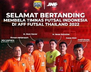 Pemain dan Official COSMO JNE FC Siap Bela Garuda Indonesia di AFF Thailand 2022