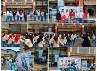 Yamaha Fazzio Road TO School Sukses DI SMA dan SMK Yadika Jambi