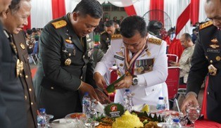 Ini Pesan Panglima TNI Andika Perkasa kepada Prajurit di Jambi Saat HUT Ke-77 TNI