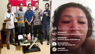 Seorang Perempuan Live di Medsos Saat Dianiaya Pacarnya, Polisi Tangkap Pelaku
