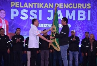 Pengurus Asprov PSSI Jambi Dikukuhkan