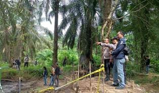 Polda Jambi  Tindak Aktifitas Illegal Drilling di Desa Bukit Subur, Bahar Selatan