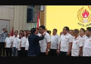 Anton Gumay Resmi Dilantik jadi Ketua KONI, Siap Dongkrak Prestasi Atlet Untuk Kota Jambi Bahagia
