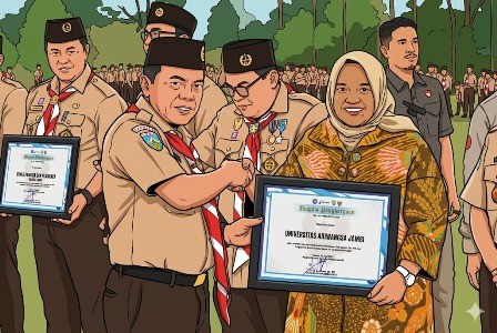 Buka Jambore Daerah Pramuka Jambi, Gubernur Al Haris: Sebagai Wadah Mengasah Wawasan, Kepemimpinan dan Kemandirian