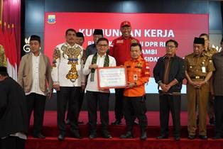 Gubernur Al Haris Terima Kunjungan Kerja Komisi VIII DPR RI