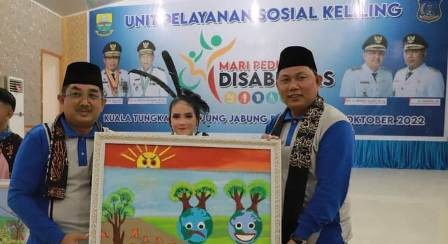 Bupati Tanjab Barat Tutup UPSK Tahun 2022 Bagi Penyandang Cacat