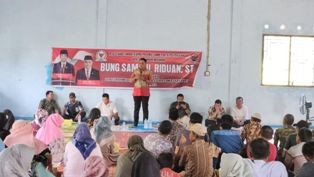 Reses di Desa Muara Danau, Samsul Riduan Terima Keluhan Soal Jalan hingga Permintaan Mesin Jahit