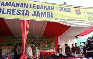 Walikota Fasha Tinjau Lima Pos PAM Kota Jambi, Minta  Layani Pemudik dengan Baik