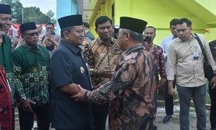 Walikota Maulana Dampingi Mendikdasmen RI Prof. Dr. Abdul Mu ti Resmikan Gedung Baru Sekolah SMK Muhamadiyah