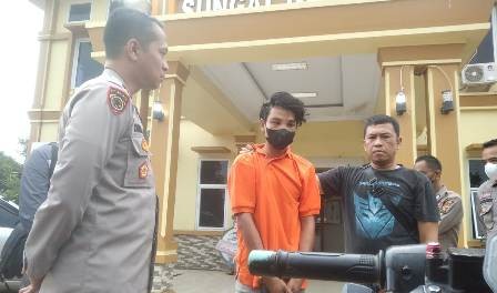 Maling Motor CBR Bos Sendiri, Warga Palembang Diciduk Polisi