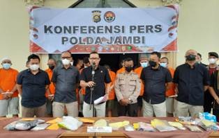 Ditresnarkoba Polda Jambi Ungkap 10 Kasus Peredaran Narkoba