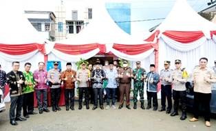 Bupati Tanjabbar Tinjau Sejumlah Pos Pengamanan Lebaran