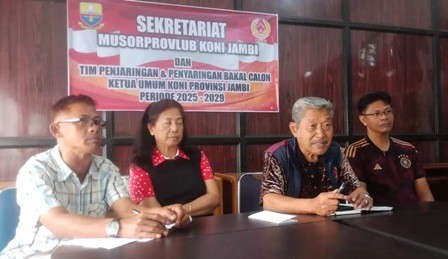 TPP Tetapkan Sanusi dan Zuwanda Lolos Verifikasi Calon Ketua KONI Jambi