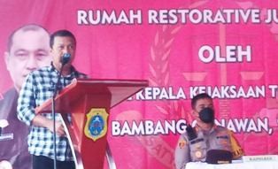 Bupati Romi Dampingi Wakajati Jambi Resmikan Rumah Restorative Justice