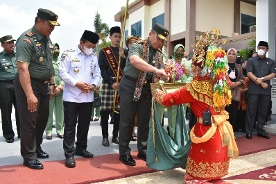 Pangdam II/Sriwijaya disambut Danrem 042/Gapu Bersama Forkopimda
