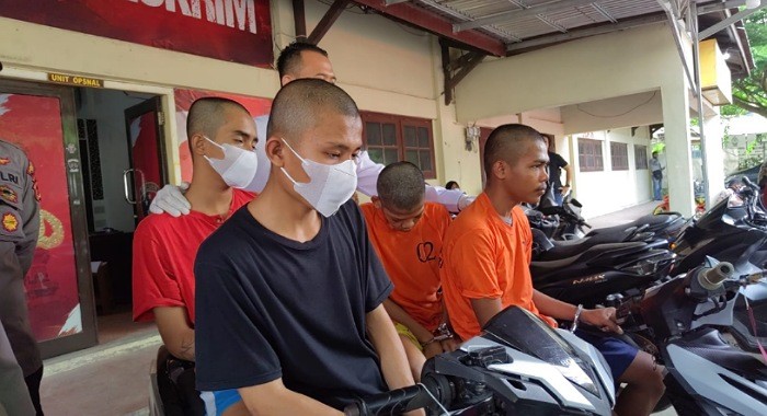 Satreskrim Polresta Jambi Tangkap Geng Motor yang Membcok Anggota Pencak Silat 