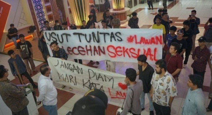 Mahasiswa Unja Tuntut Kasus Pelecehan Seksual di RSUD Raden Mattaher Diusut tuntas 