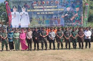 TMMD 129 Dimulai, Sinergi TNI-Warga Tuai Apresiasi Anggota DPRD Bojonegoro