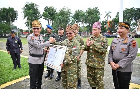 Pemkot Jambi Bersama Polda Jambi Gelar Apel Kebangsaan Sabuk Kamtibmas, Siap Wujudkan Kondusifitas Wilayah