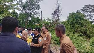 Walikota Maulana Tinjau Lokasi Pembangunan Kolam Retensi Lingga Permai
